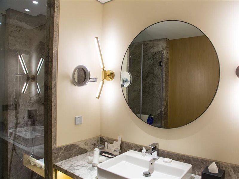 Radisson Blu Mumbai International Airport Hotel Eksteriør billede Bathroom mirror